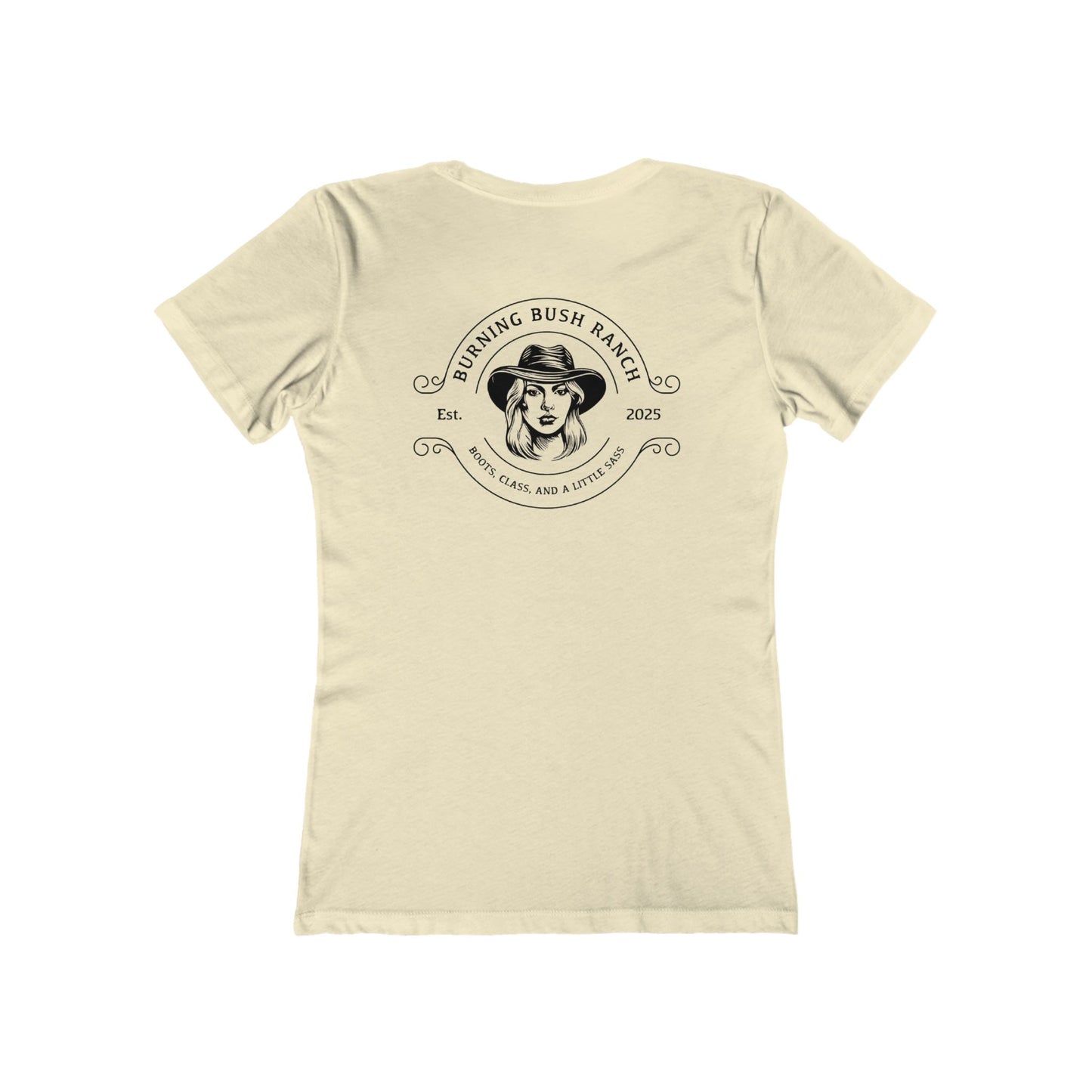 Burning Bush Ranch - Sassy Cowgirl - Woman's T-Shirt