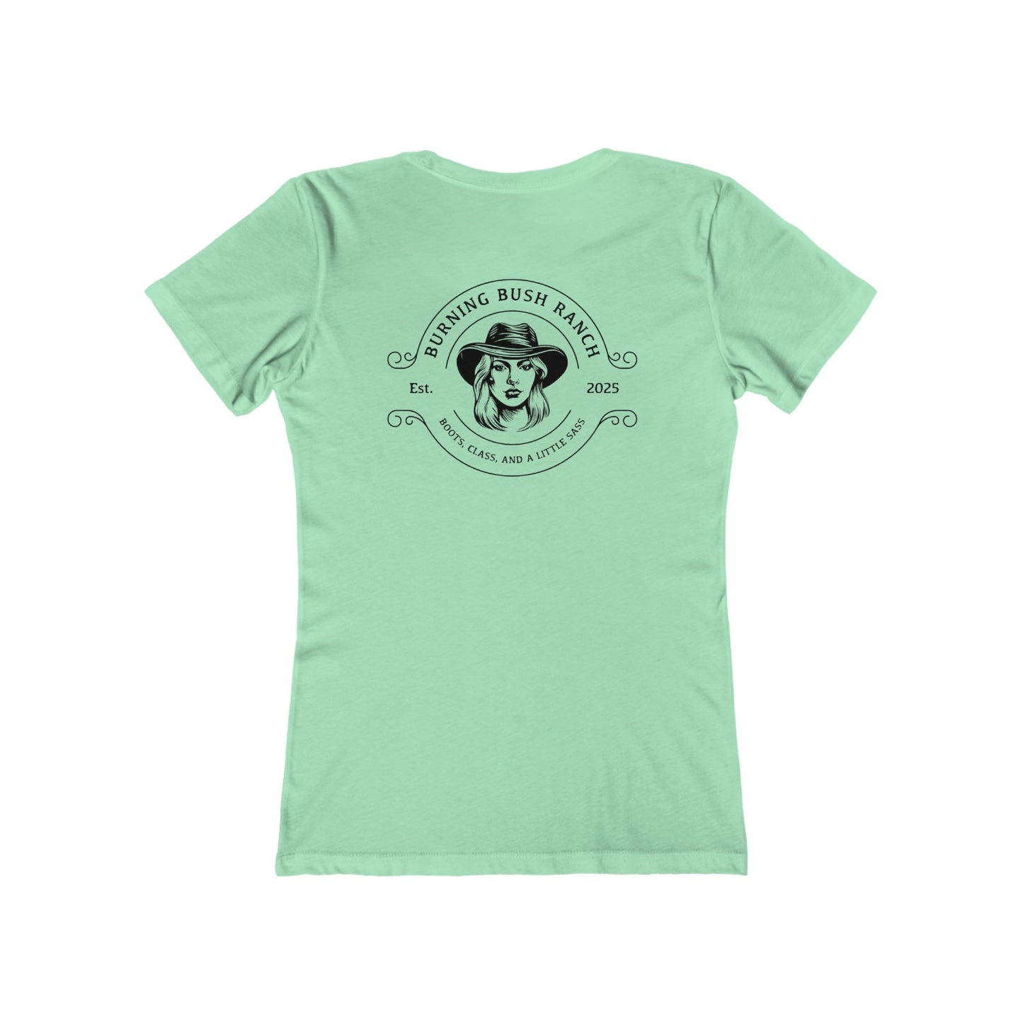 Burning Bush Ranch - Sassy Cowgirl - Woman's T-Shirt