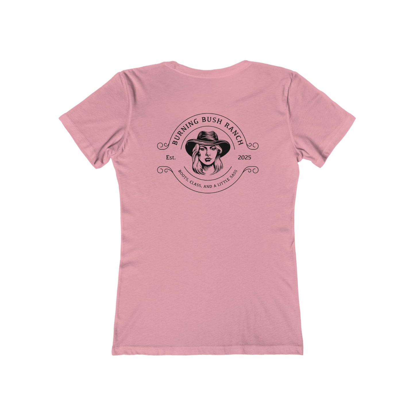 Burning Bush Ranch - Sassy Cowgirl - Woman's T-Shirt