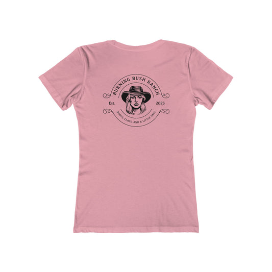 Burning Bush Ranch - Sassy Cowgirl - Woman's T-Shirt