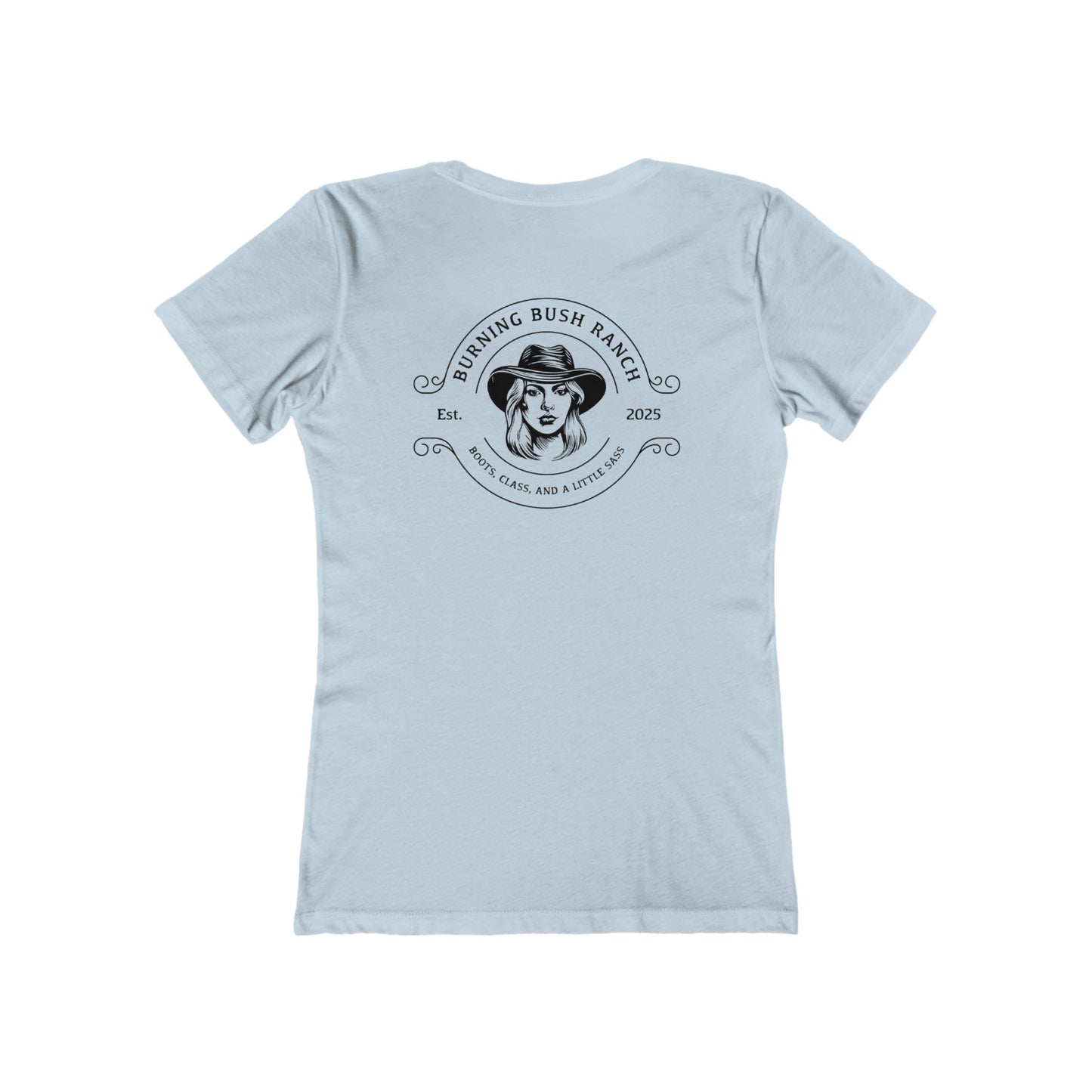 Burning Bush Ranch - Sassy Cowgirl - Woman's T-Shirt
