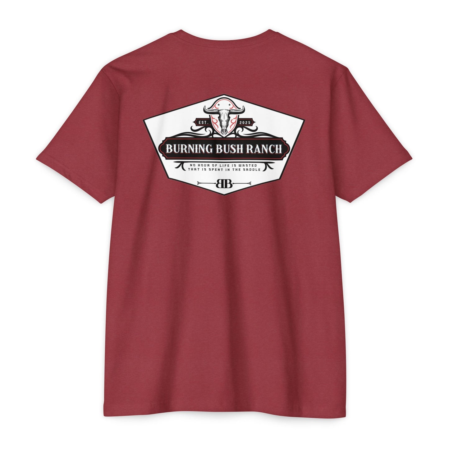 Burning Bush Ranch - Life In The Saddle - T-Shirt