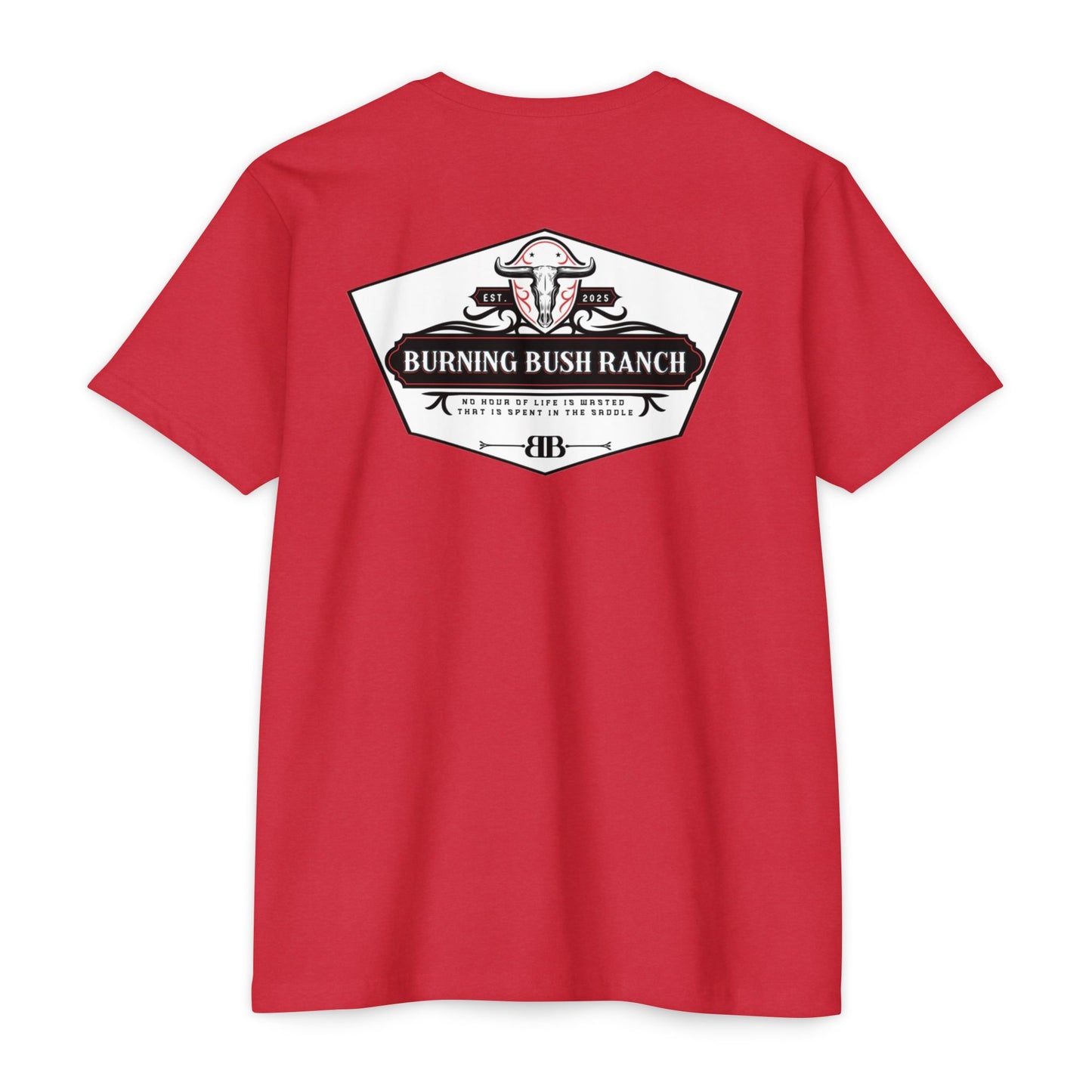 Burning Bush Ranch - Life In The Saddle - T-Shirt