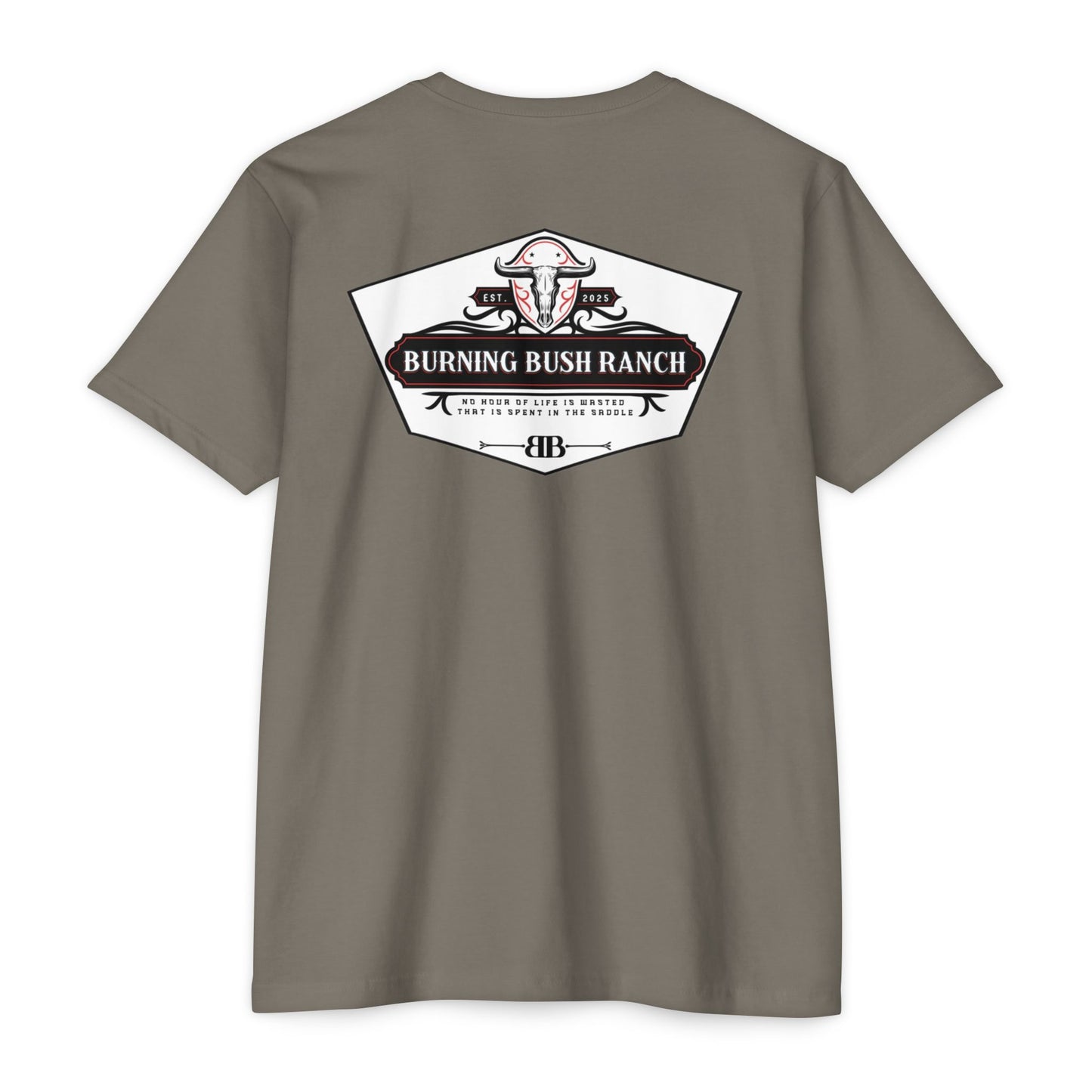 Burning Bush Ranch - Life In The Saddle - T-Shirt