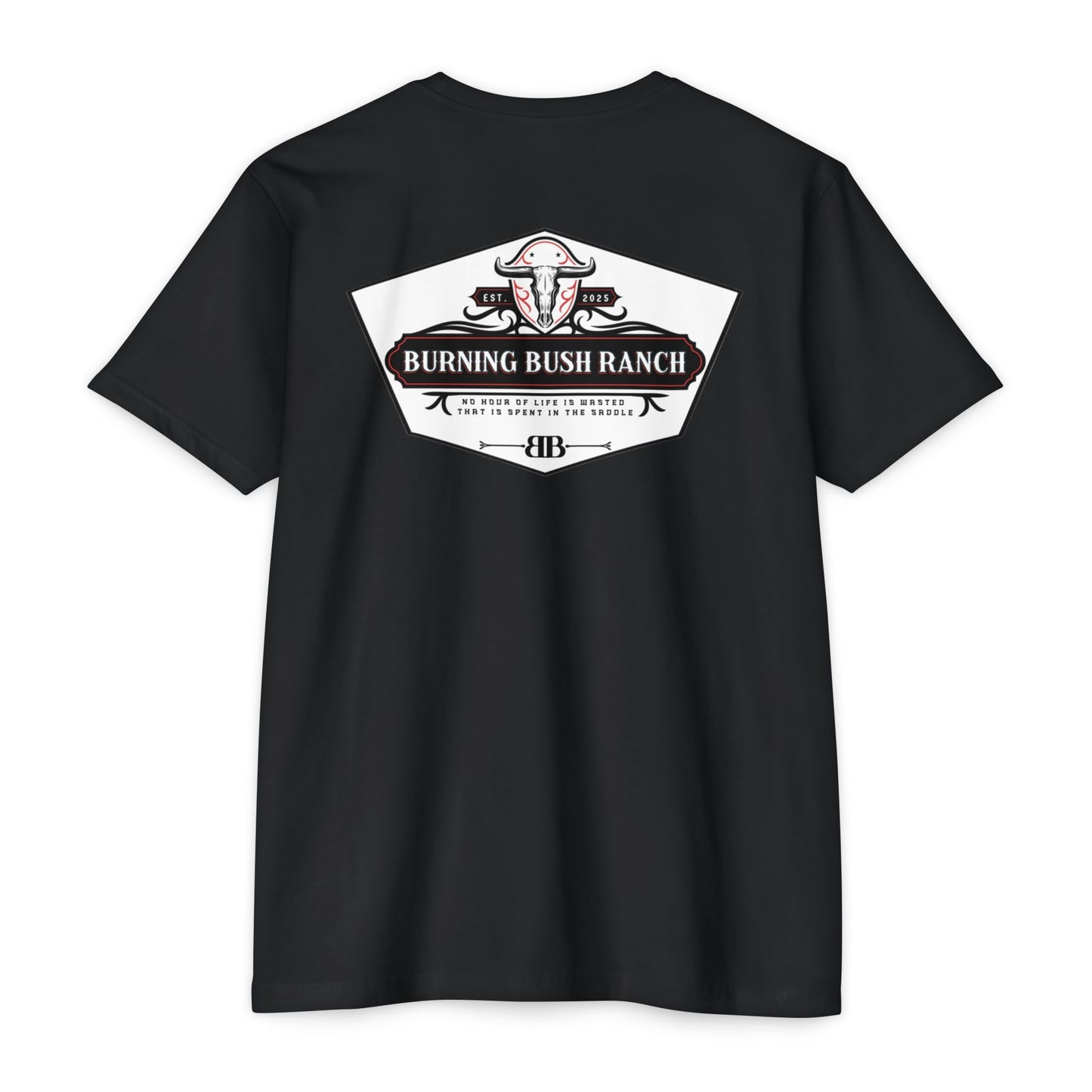Burning Bush Ranch - Life In The Saddle - T-Shirt