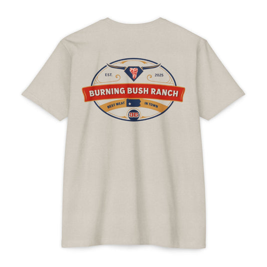 Burning Bush Ranch - Best Meat In Town - T-Shirt