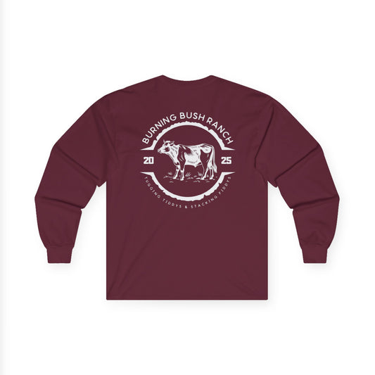 Burning Bush Ranch- Tugging & Stacking - Long Sleeve Shirt