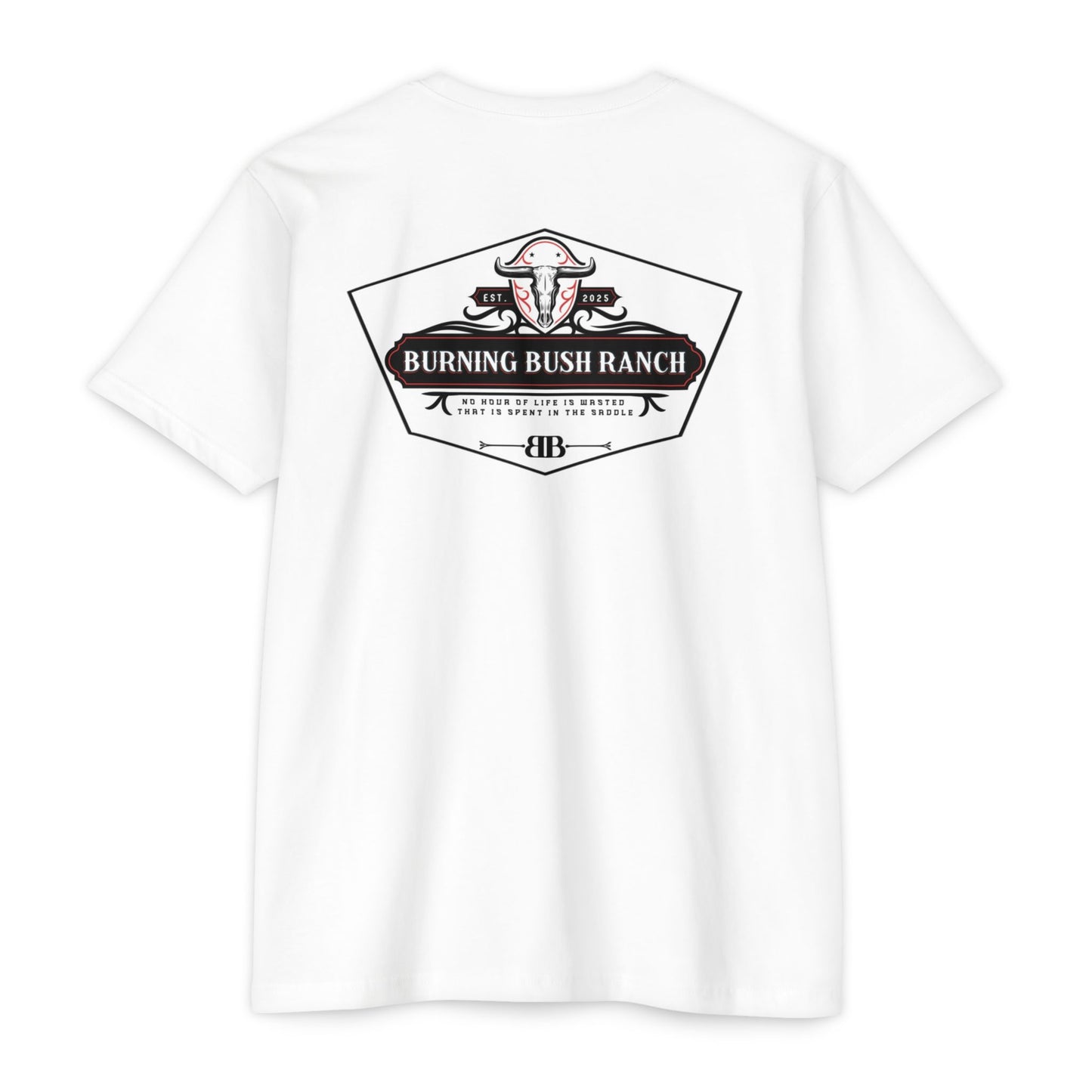 Burning Bush Ranch - Life In The Saddle - T-Shirt