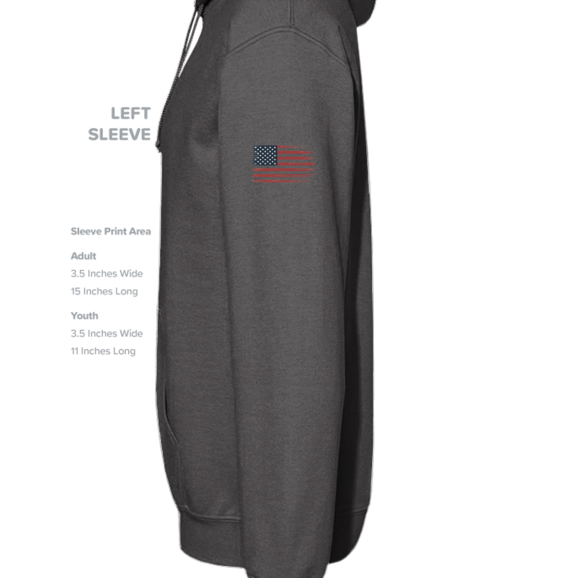 GRAPHITE BLACK - SLEEVE_LEFT